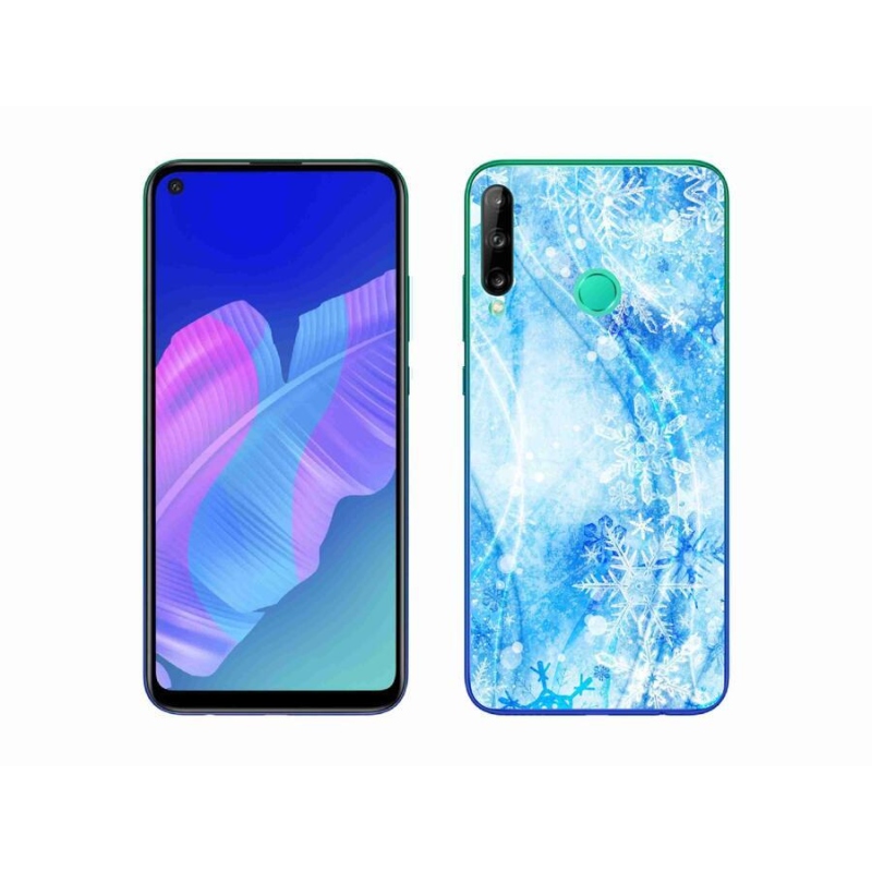 Gél borító mmCase a Huawei P40 Lite E - hópelyhekhez