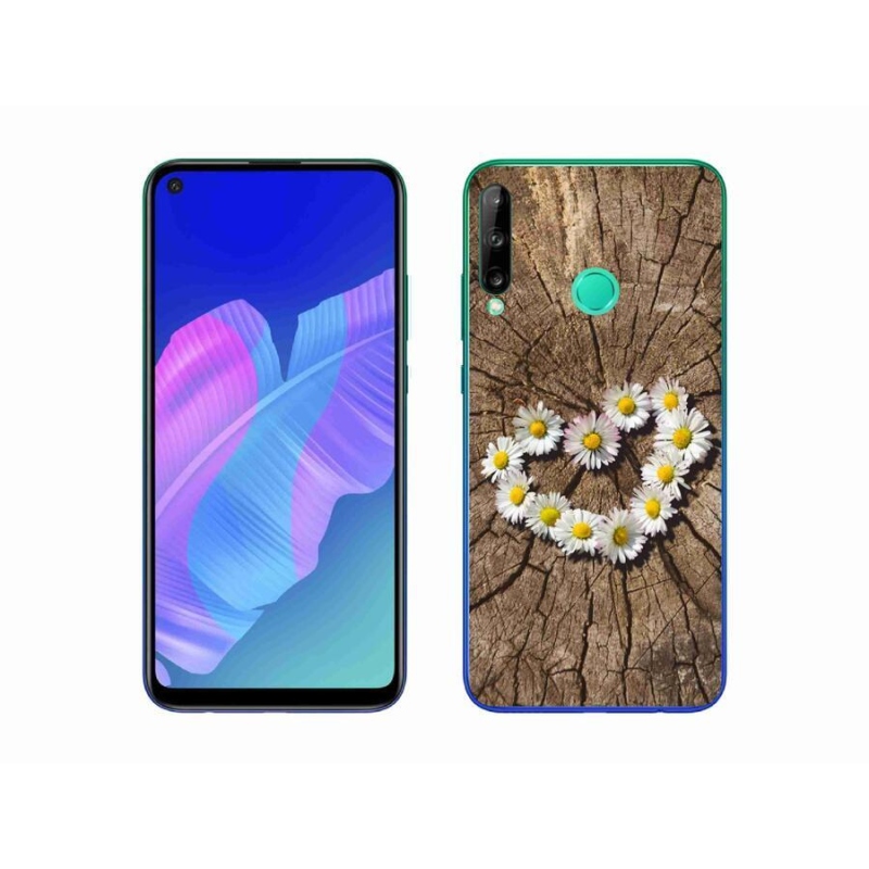Gél borító mmCase a mobil Huawei P40 Lite E - szív a százszorszépek szívéhez
