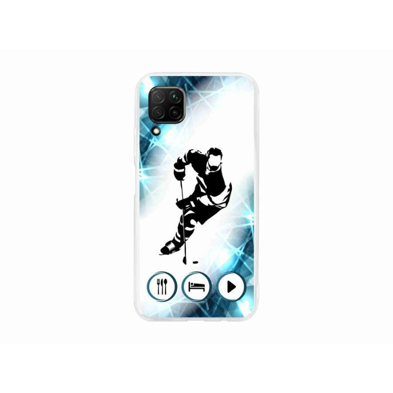 Gél borítás mmCase mobil Huawei P40 Lite - jégkorong 1