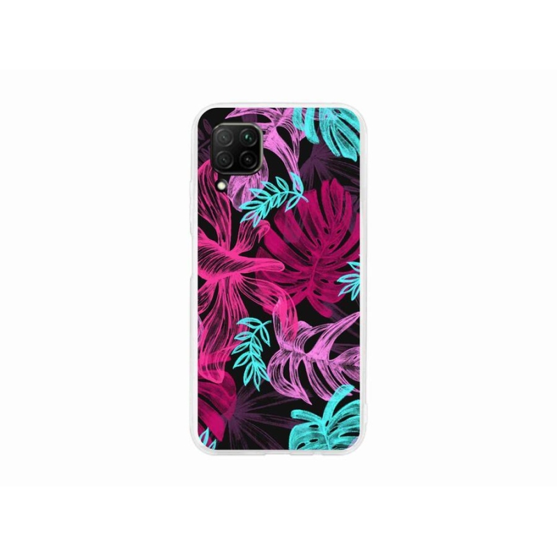 Gél borító mmCase a mobil Huawei P40 Lite - virágok 1