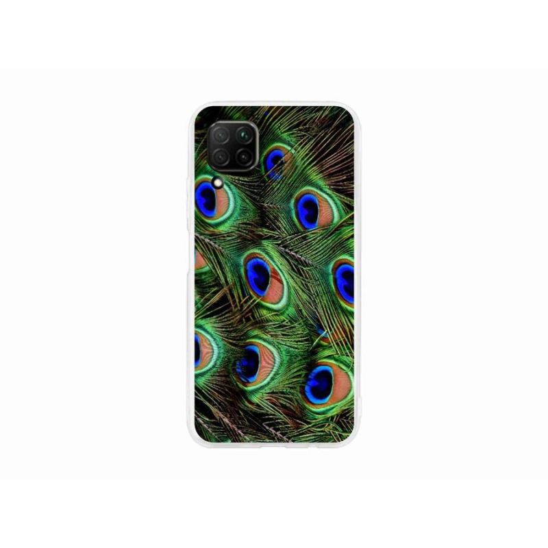 Gél borítás mmCase a Huawei P40 Lite készülékhez - pávatoll