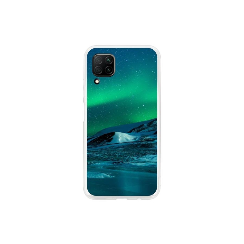 Gél borítás mmCase a Huawei P40 Lite készülékhez - aurora borealis