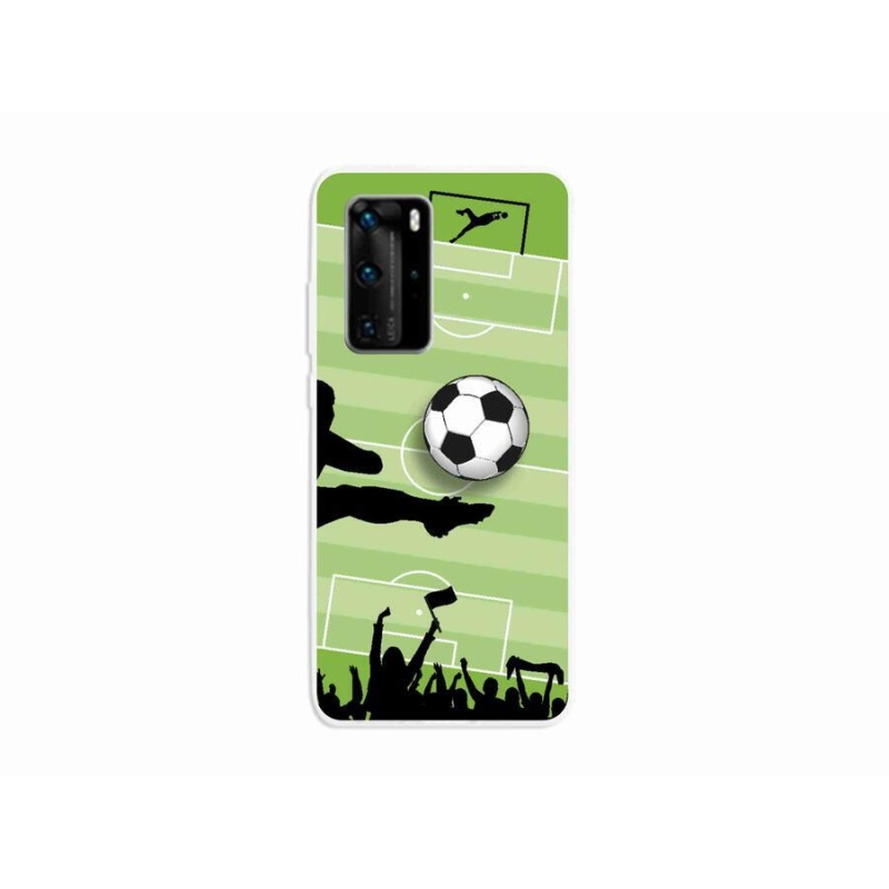 Gél borítás mmCase mobil Huawei P40 Pro - futball 3