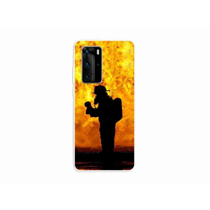 Gél borítás mmCase a Huawei P40 Pro számára - tűzoltó