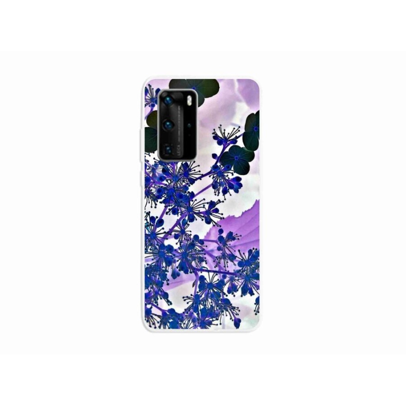 Gél borító mmCase mobil Huawei P40 Pro - hortenzia virág