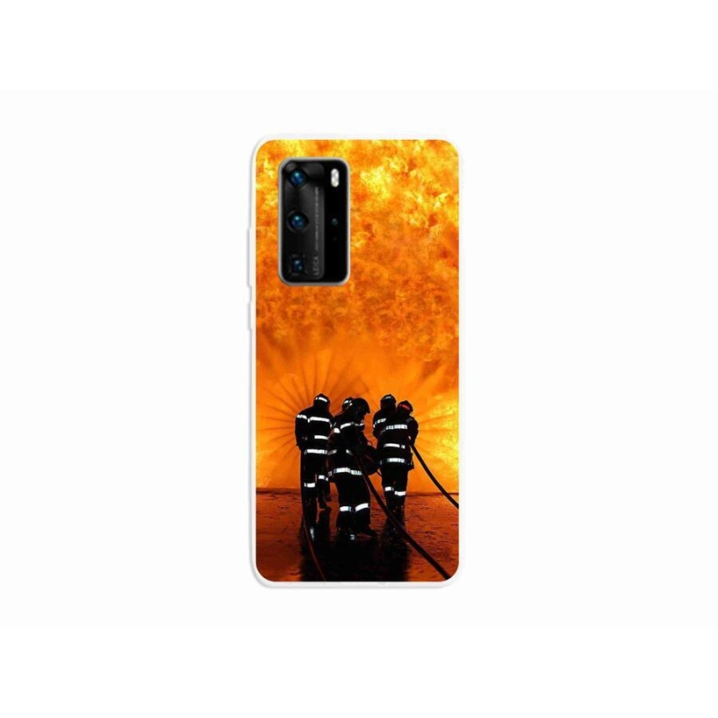 Zselés borítás mmCase a Huawei P40 Pro-hoz - tűz