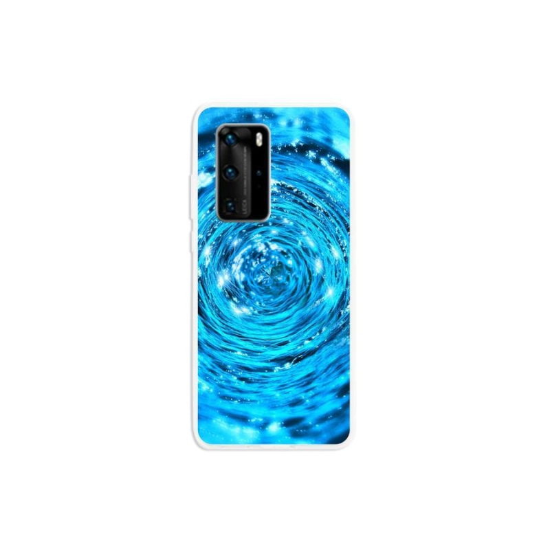Zselés borítás mmCase a Huawei P40 Pro számára - water vortex