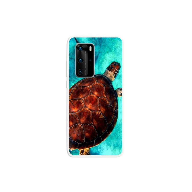 Gél borítás mmCase a Huawei P40 Pro-hoz - teknősbéka