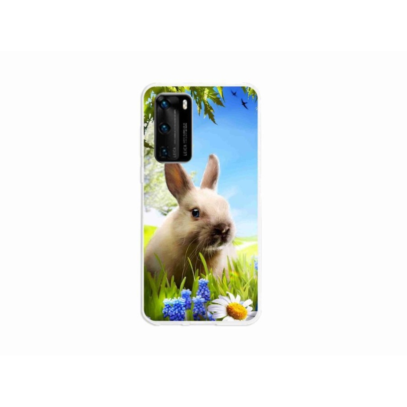 Gél borító mmCase mobil Huawei P40 - nyuszi - mobiltelefonhoz