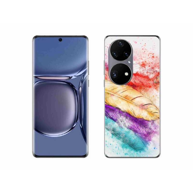 Gél borító mmCase mobiltelefonhoz Huawei P50 Pro - színes toll