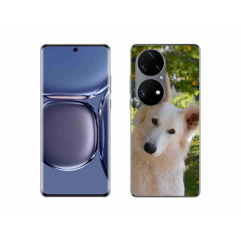 Gél borítás mmCase a Huawei P50 Pro készülékhez - fehér Swiss Shepherd 1