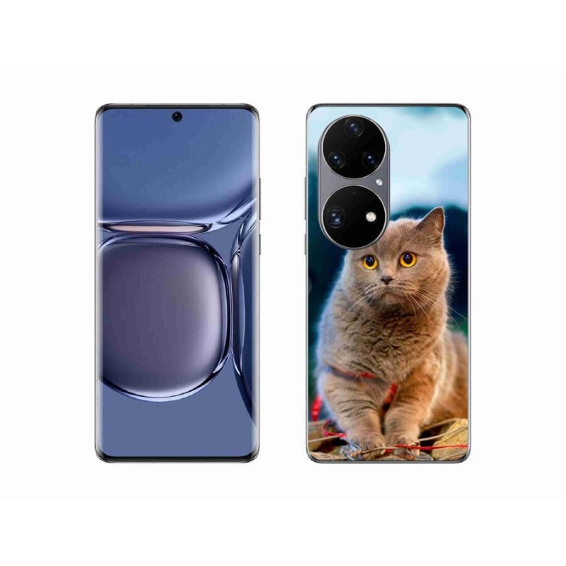 Gél védőhuzat mmCase mobiltelefonhoz Huawei P50 Pro - brit kék 2