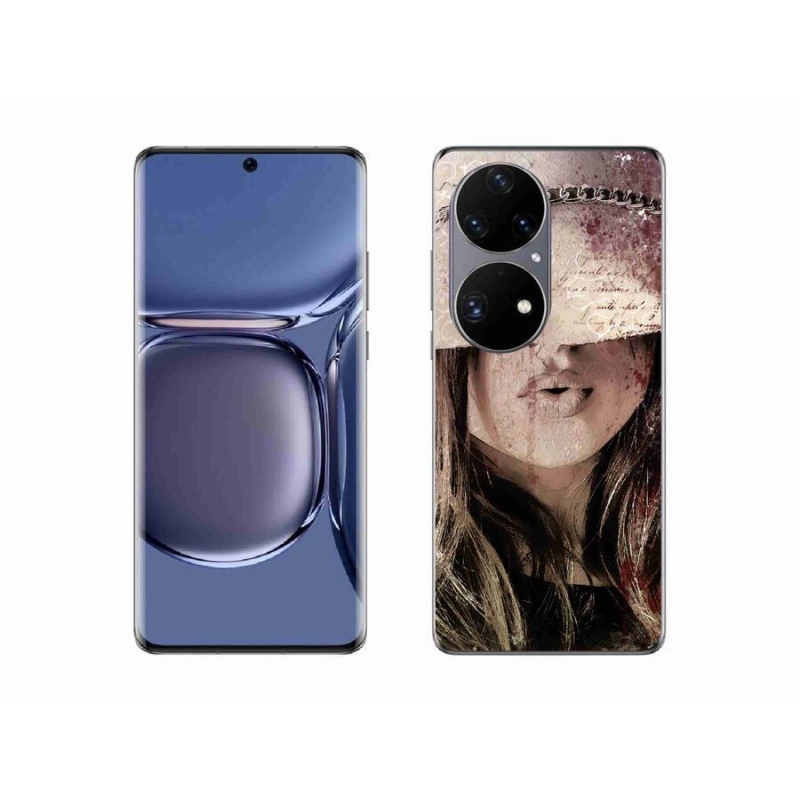 Gél borítás mmCase a Huawei P50 Pro készülékhez - lány