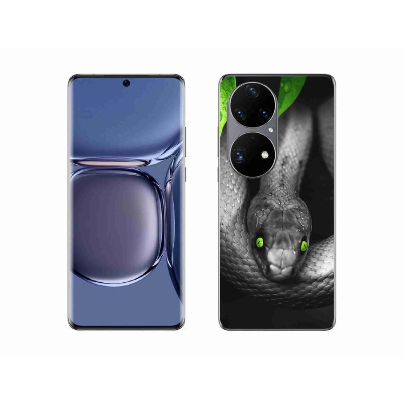 Zselés borítás mmCase a Huawei P50 Pro készülékhez - kígyó