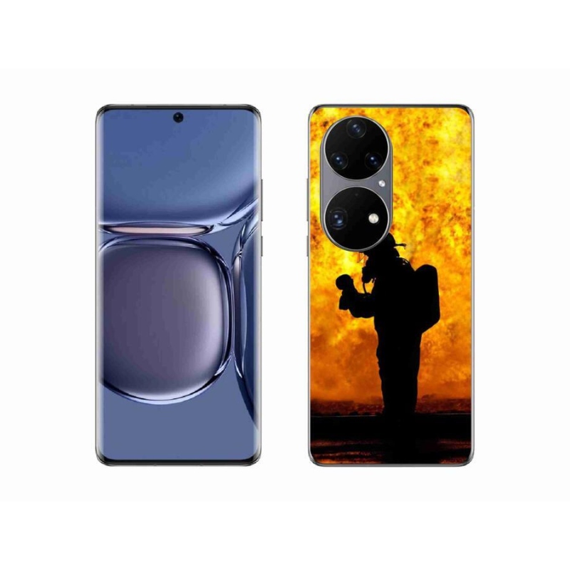Gél borítás mmCase a Huawei P50 Pro számára - tűzoltó