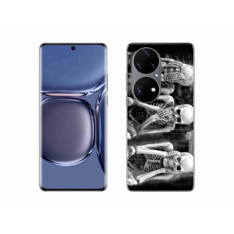 Gél borítás mmCase mobil Huawei P50 Pro - csontvázakhoz