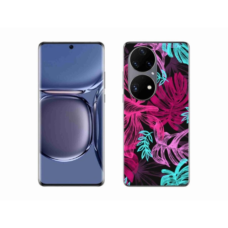 Gél borító mmCase a mobil Huawei P50 Pro - virágok 1