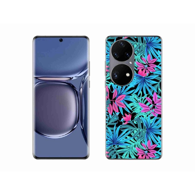 Gél borító mmCase a mobil Huawei P50 Pro - virágok 3