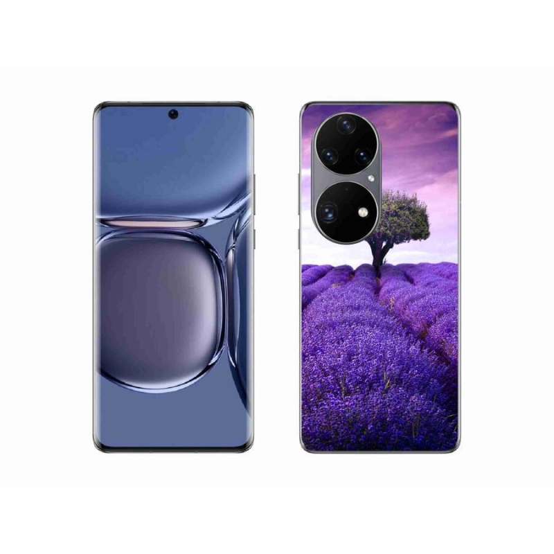 Gél borítás mmCase a Huawei P50 Pro készülékhez - levendula rét