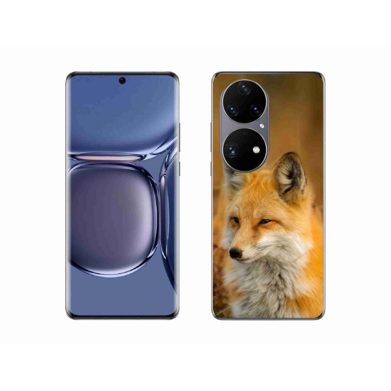 Zselés borítás mmCase a Huawei P50 Pro készülékhez - róka