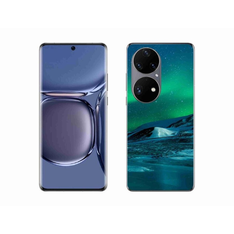 Gél borítás mmCase a Huawei P50 Pro készülékhez - aurora borealis