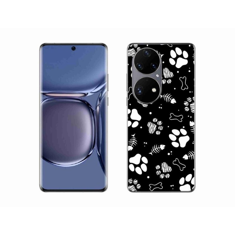Gél borítás mmCase a Huawei P50 Pro készülékhez - kutyamancsok