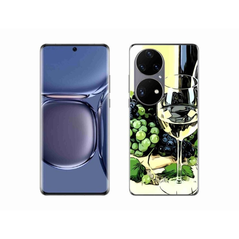 Gél borító mmCase a mobil Huawei P50 Pro - pohár borhoz