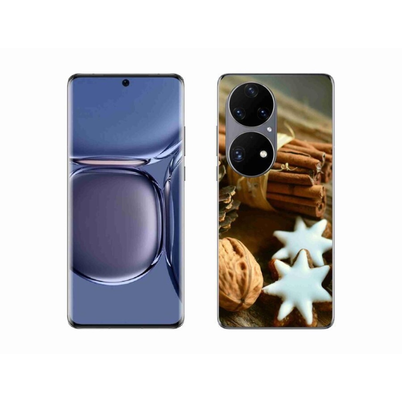 Gél borítás mmCase a Huawei P50 Pro készülékhez - fahéj és mézeskalács