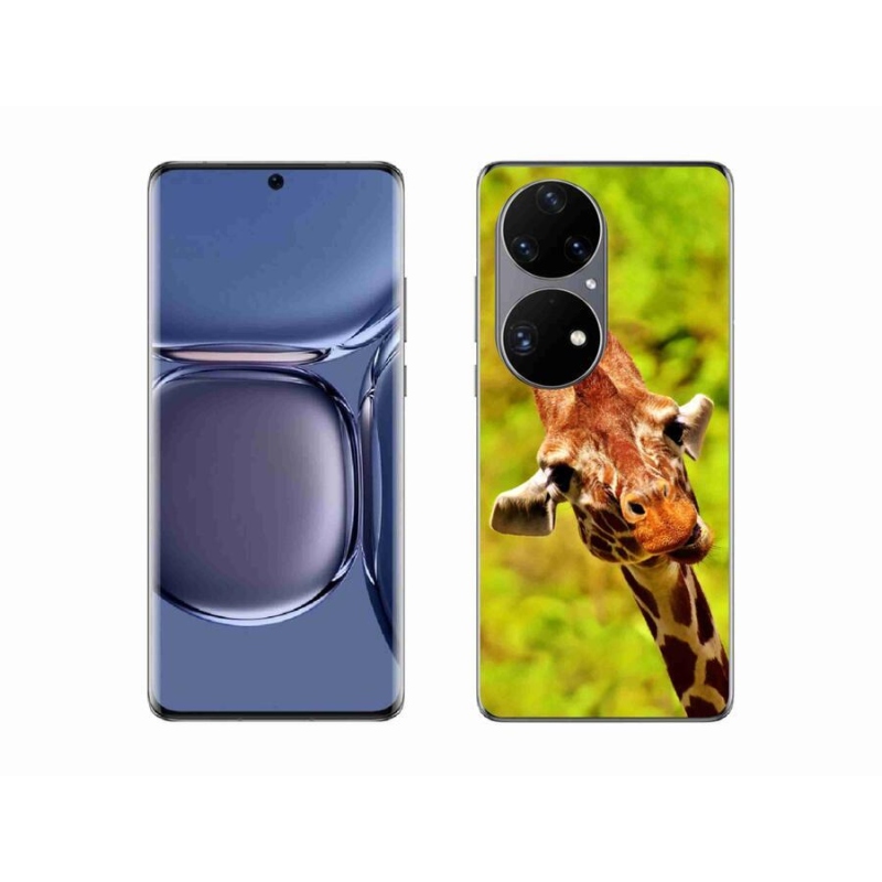 Gél borítás mmCase a Huawei P50 Pro készülékhez - zsiráf