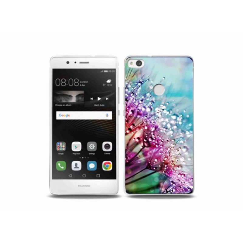 Gél borító mmCase mobil Huawei P9 Lite (2017) - színes virágok