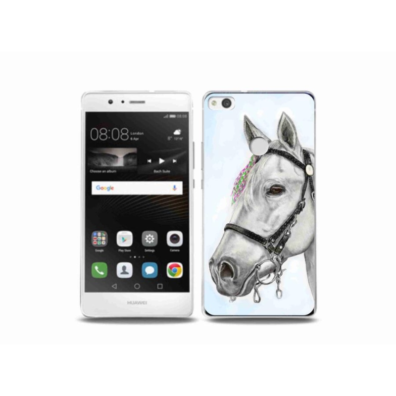 Gél borítás mmCase a Huawei P9 Lite (2017) - fehér ló 1