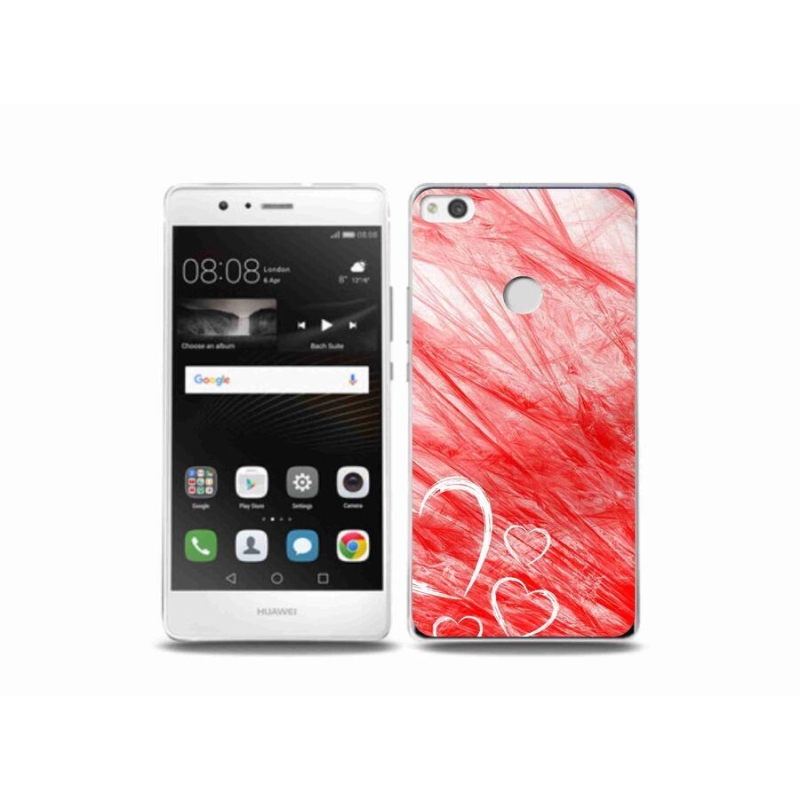 Gél borítás mmCase a Huawei P9 Lite (2017) számára - szív