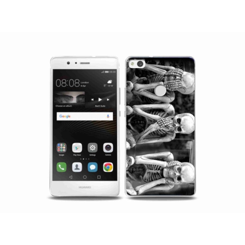 Gél borítás mmCase a Huawei P9 Lite (2017) - csontvázakhoz