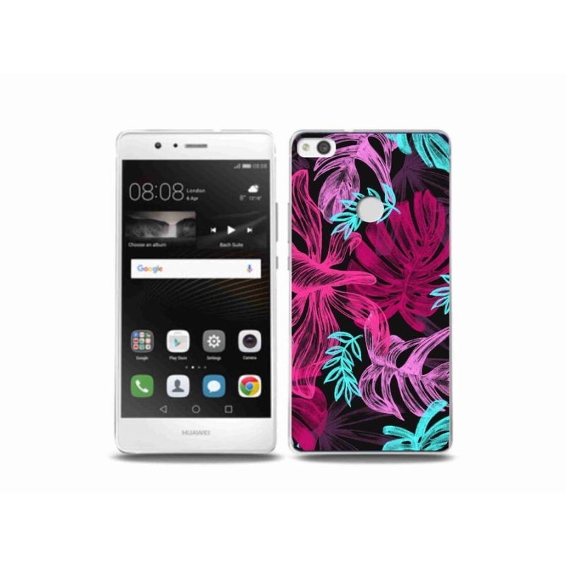 Gél borító mmCase a mobil Huawei P9 Lite (2017) - virágok 1