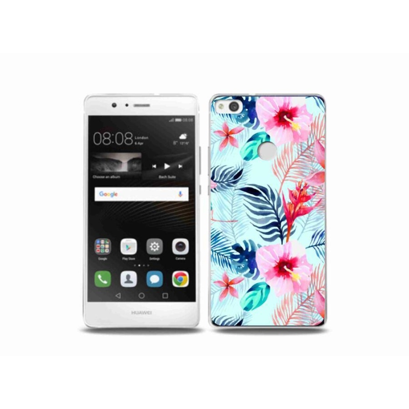 Gél borító mmCase a Huawei P9 Lite (2017) - virágokhoz