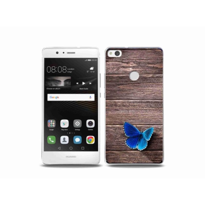 Zselés borítás mmCase a Huawei P9 Lite (2017) - kék pillangó 1