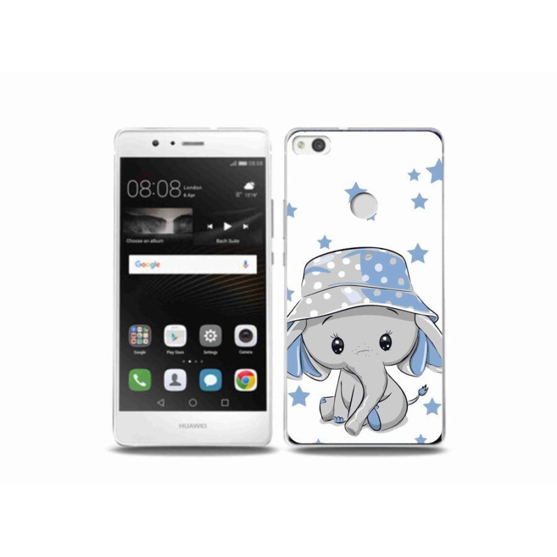 Gél borítás mmCase a Huawei P9 Lite (2017) - kék elefánthoz