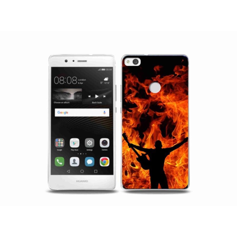 Gél borítás mmCase a Huawei P9 Lite (2017) - zenész és tűz