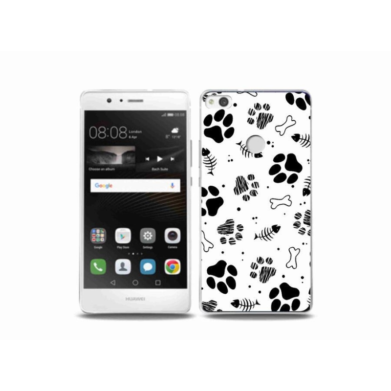 Gél borítás mmCase a Huawei P9 Lite (2017) - kutyamancsok 1