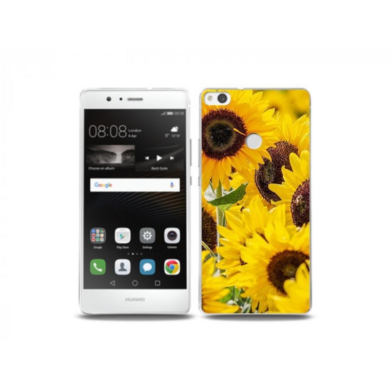 Gél borító mmCase a Huawei P9 Lite (2017) - Napraforgóhoz