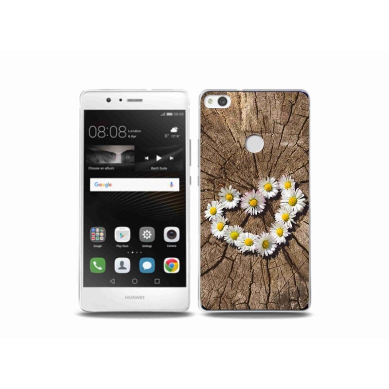 Gél borító mmCase a Huawei P9 Lite (2017) - szív a százszorszépek szívéhez