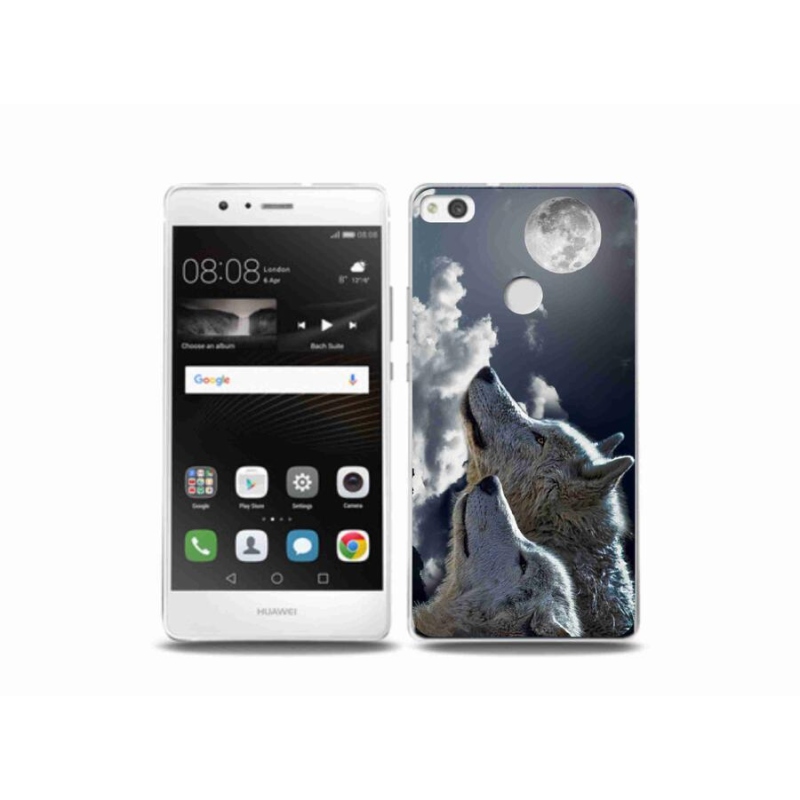 Gél borítás mmCase a Huawei P9 Lite (2017) - farkasok számára