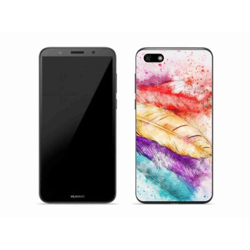 Gél borító mmCase mobiltelefonhoz Huawei Y5 (2018) - színes toll
