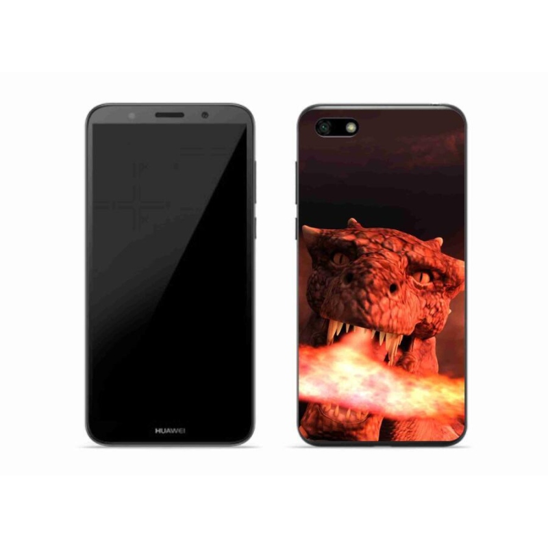 Gél borító mmCase a Huawei Y5 (2018) - sárkányhoz