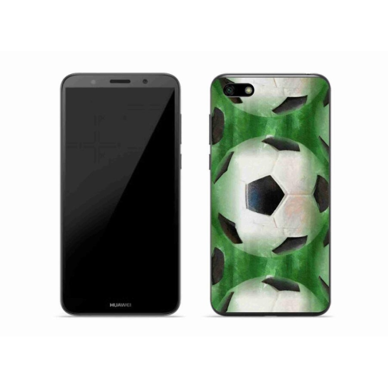 Gél borító mmCase mobil Huawei Y5 (2018) - focilabda