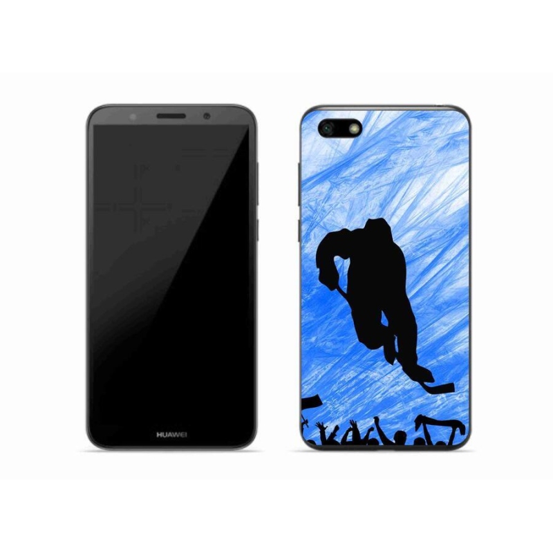 Gél borító mmCase a mobil Huawei Y5 (2018) - hokijátékos számára
