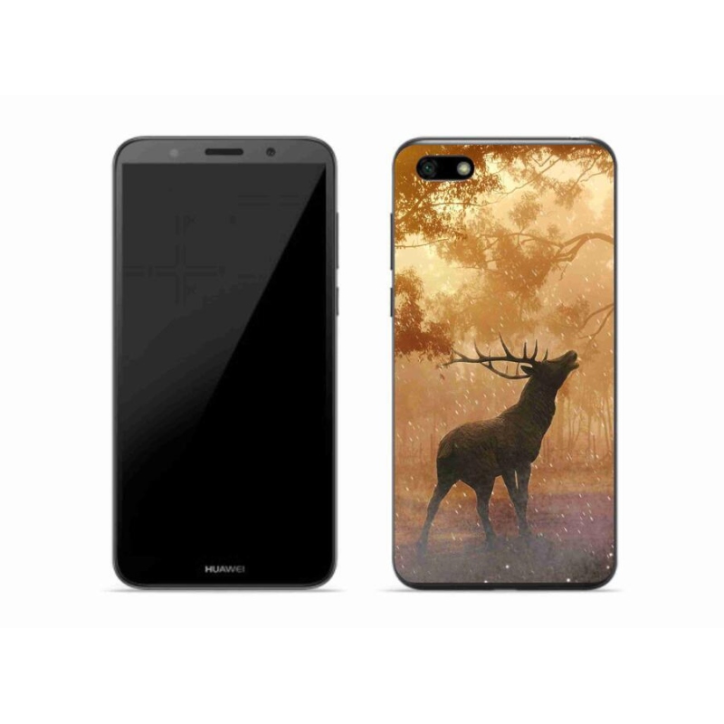 Gél borítás mmCase a Huawei Y5 (2018) - szarvas a vadászaton