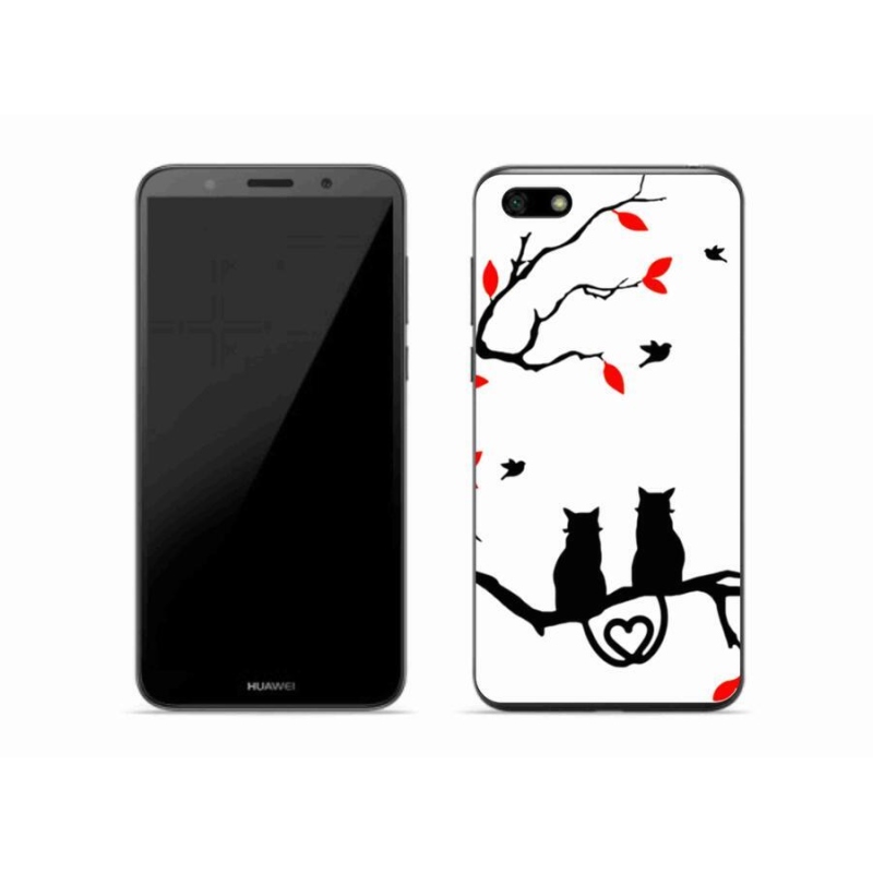 Gél borító mmCase a Huawei Y5 (2018) - macska szeretethez