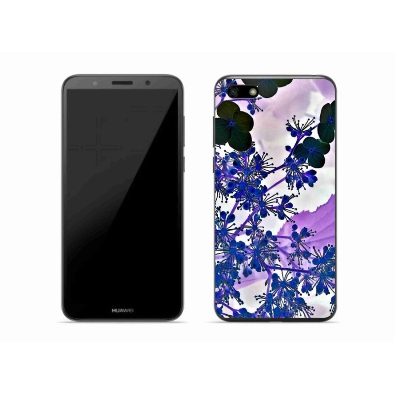 Gél borító mmCase a mobil Huawei Y5 (2018) - hortenzia virághoz