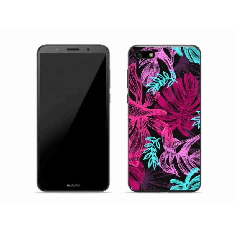 Gél borító mmCase mobil Huawei Y5 (2018) - virágok 1